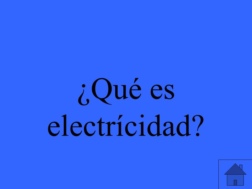 ¿Qué es electrícidad