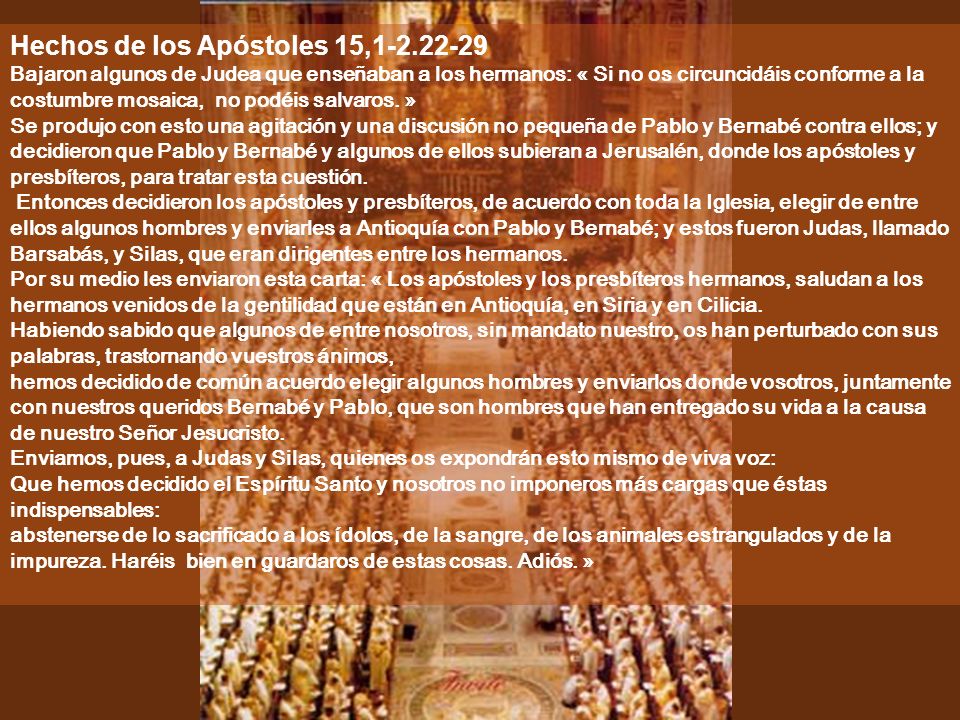 Ciclo C VI Domingo de Pascua 05 de mayo de 2013 Música: Resonemus (324) De la Liturgia Cristiana primitiva