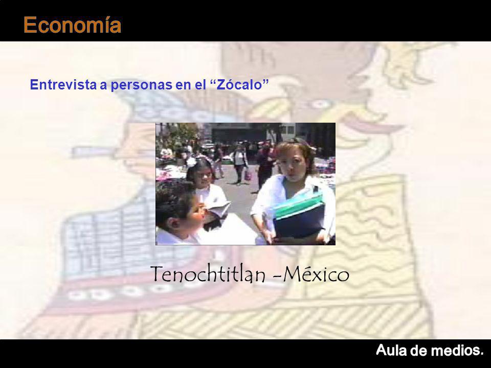 Entrevista a personas en el Zócalo Tenochtitlan -México