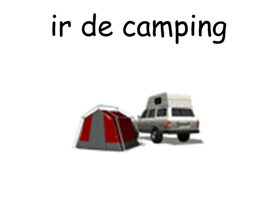 ir de camping