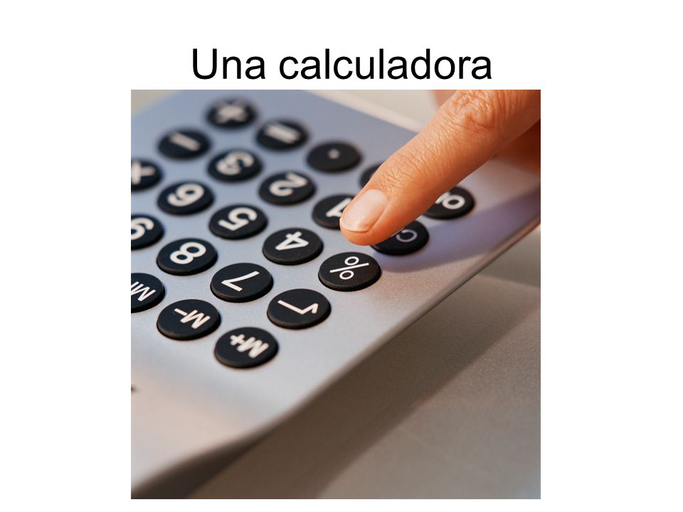 Una calculadora