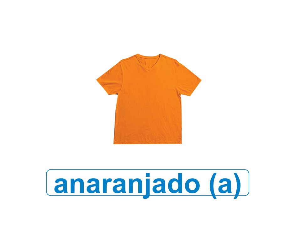 anaranjado (a)