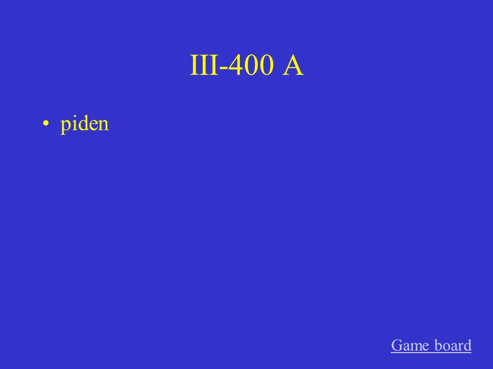 III-300 A sirve Game board