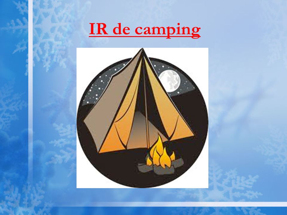 IR de camping