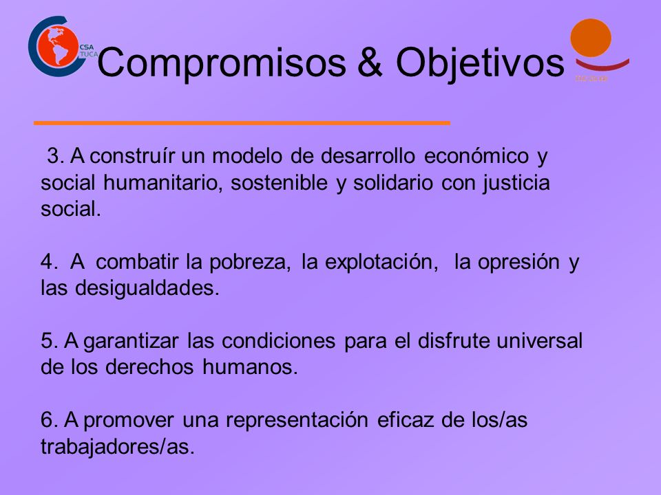 Compromisos & Objetivos 3.