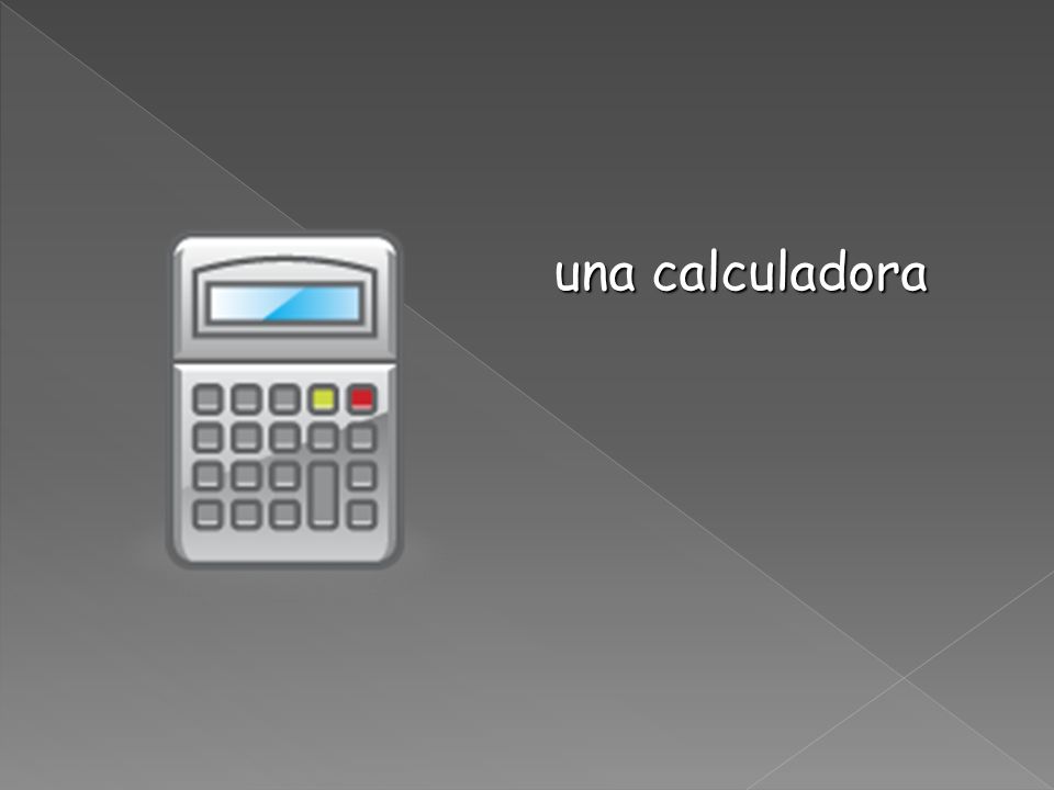 una calculadora