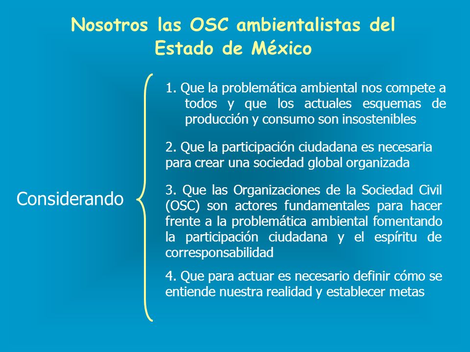 Nosotros las OSC ambientalistas del Estado de México 1.