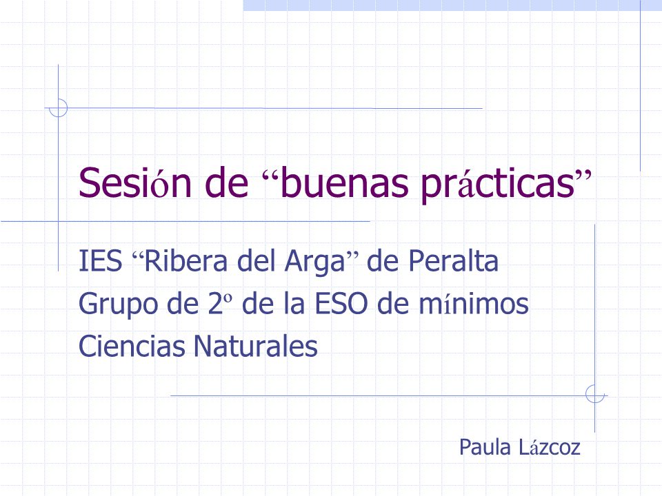 Sesi ó N De “ Buenas Pr á Cticas ” IES “ Ribera Del Arga ” De Peralta ...