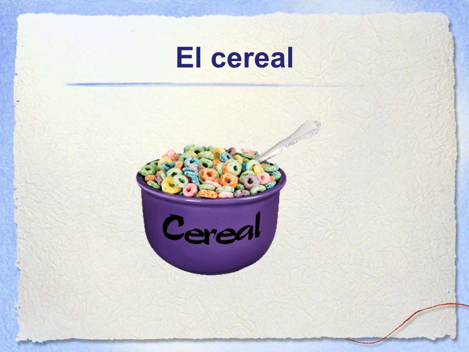 El cereal