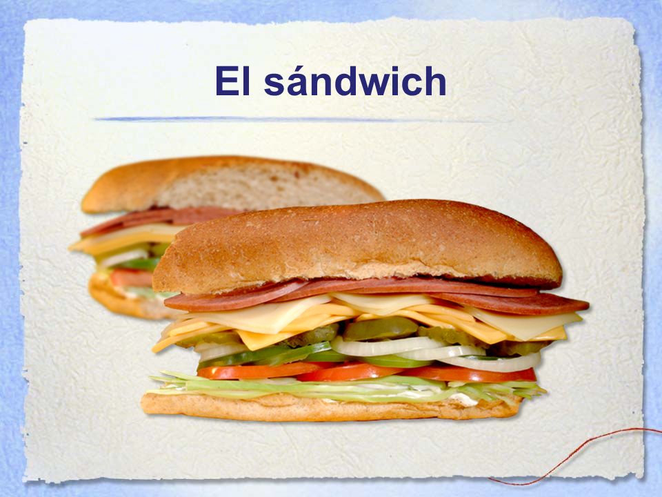 El sándwich