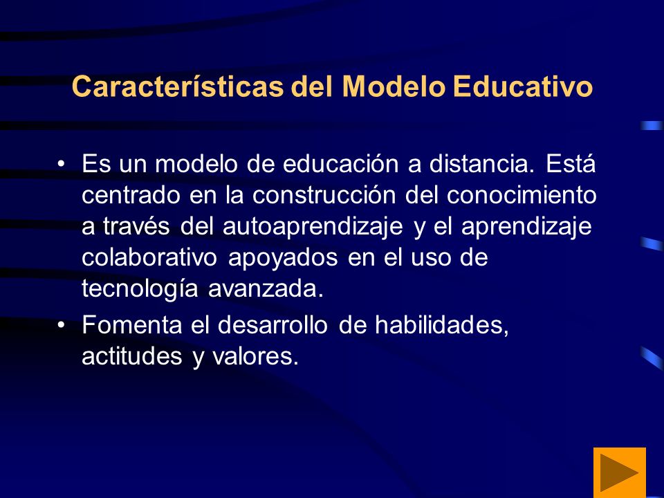 Modelo Educativo de la UV A continuación se presenta el Modelo Educativo de  la Universidad Virtual (UV) del Sistema Tecnológico de Monterrey.  Dirección. - ppt descargar