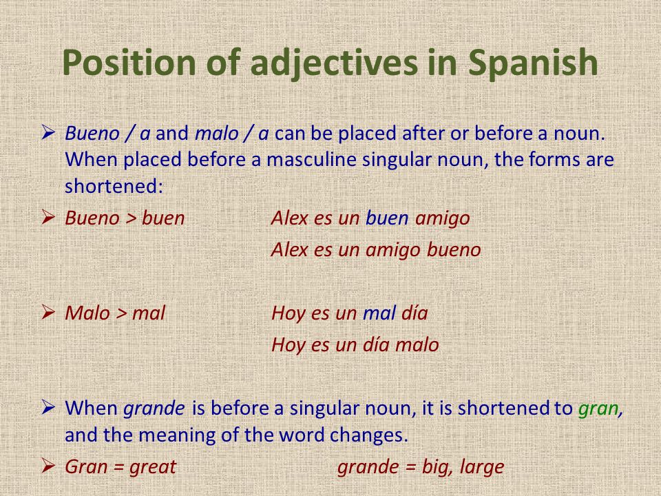 20 adjectives. Adjectives in Spanish. Position of adjectives. Adjectives для Spain. El adjetivo the adjective in Spanish задание 1-3 ответы.