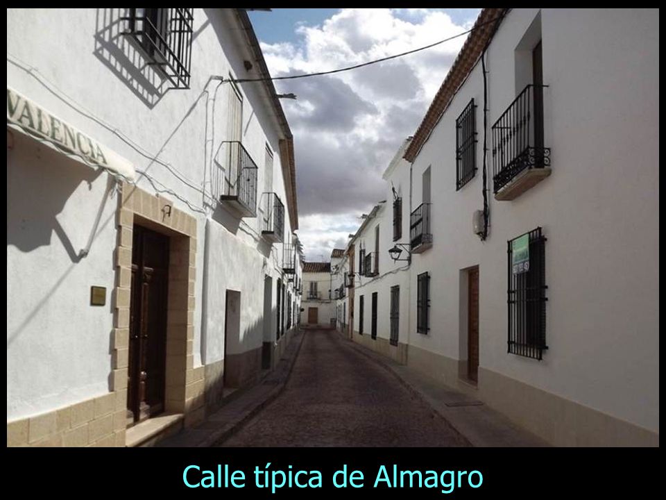 Calle típica de Almagro