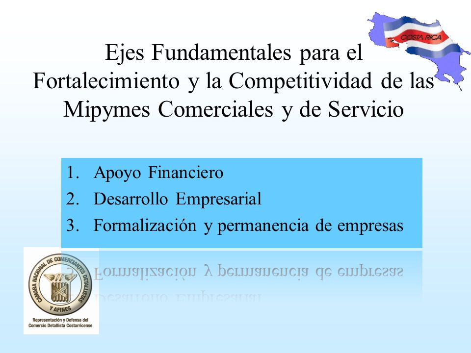 Ejes Fundamentales para el Fortalecimiento y la Competitividad de las Mipymes Comerciales y de Servicio