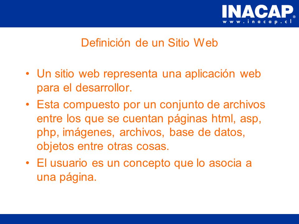 Conceptos de un Servidor Web Sitio WEB. Directorio Virtual.