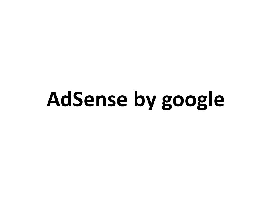 AdSense by google