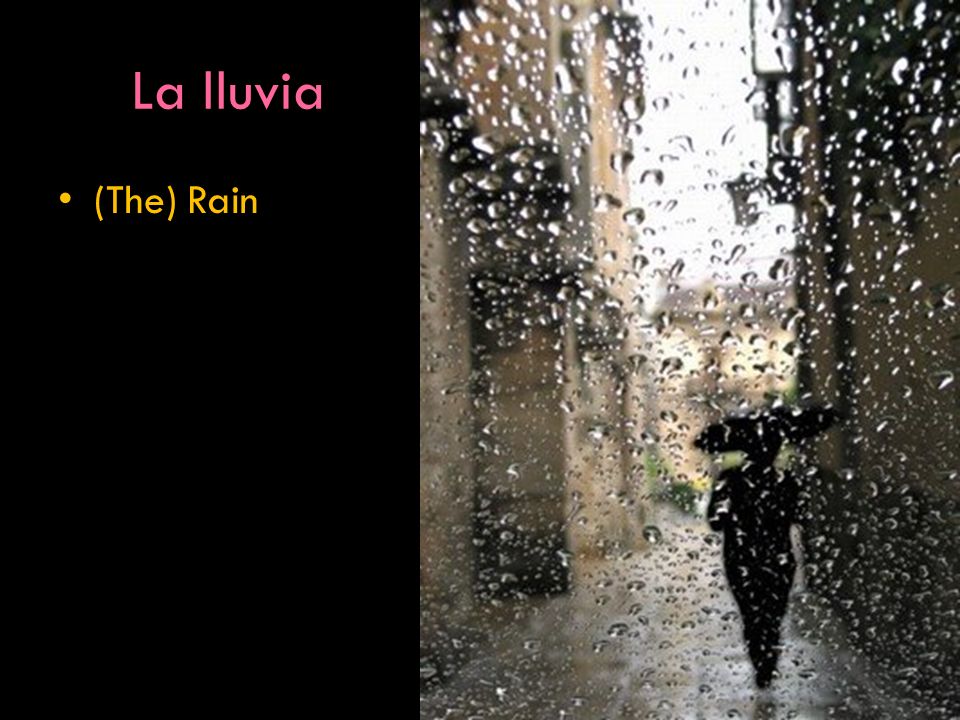 La lluvia (The) Rain