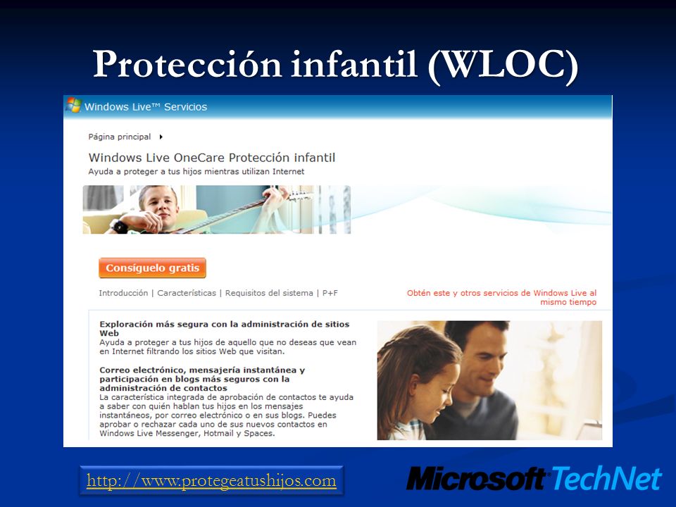 Protección infantil (WLOC)
