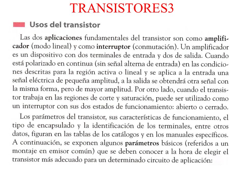 TRANSISTORES3