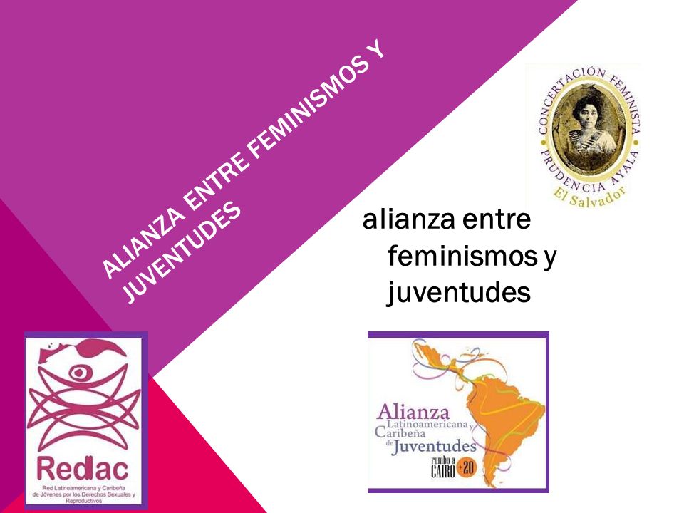 ALIANZA ENTRE FEMINISMOS Y JUVENTUDES alianza entre feminismos y juventudes