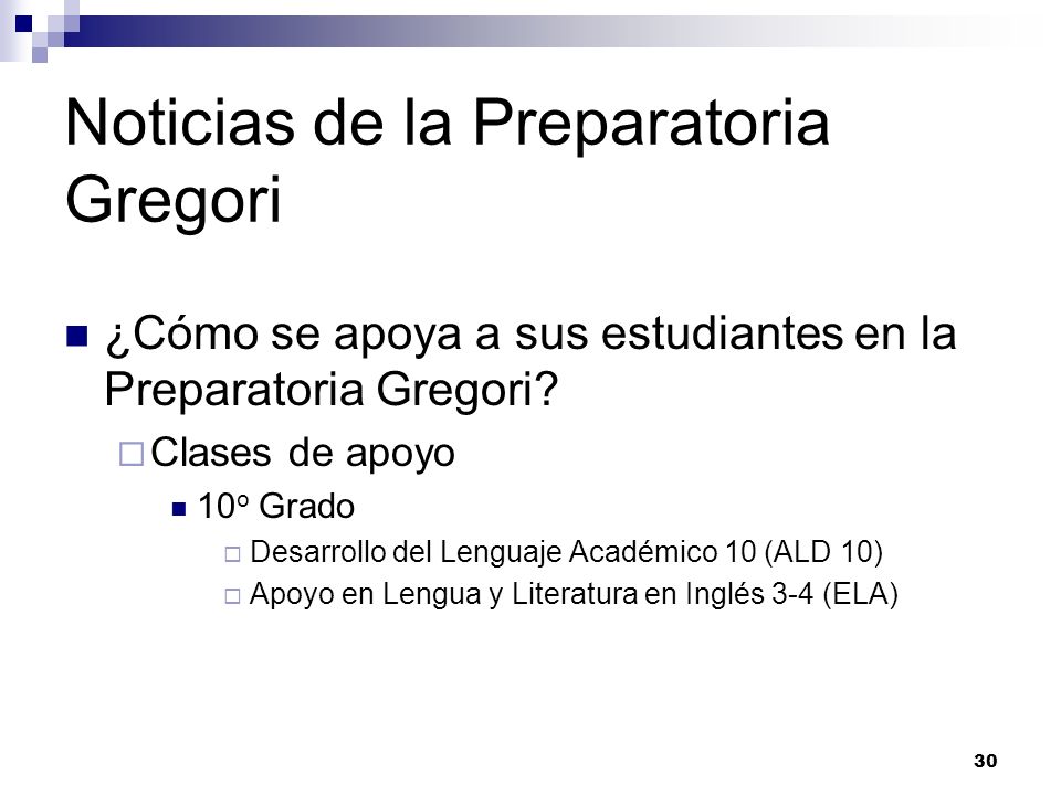 Noticias de la Preparatoria Gregori ¿Cómo se apoya a sus estudiantes en la Preparatoria Gregori.