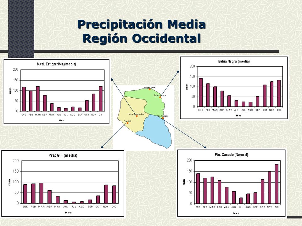 Precipitación Media Región Occidental
