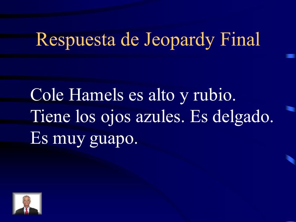 Final Jeopardy Describe a Cole Hamels.
