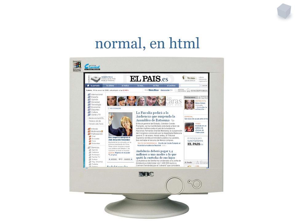 normal, en html