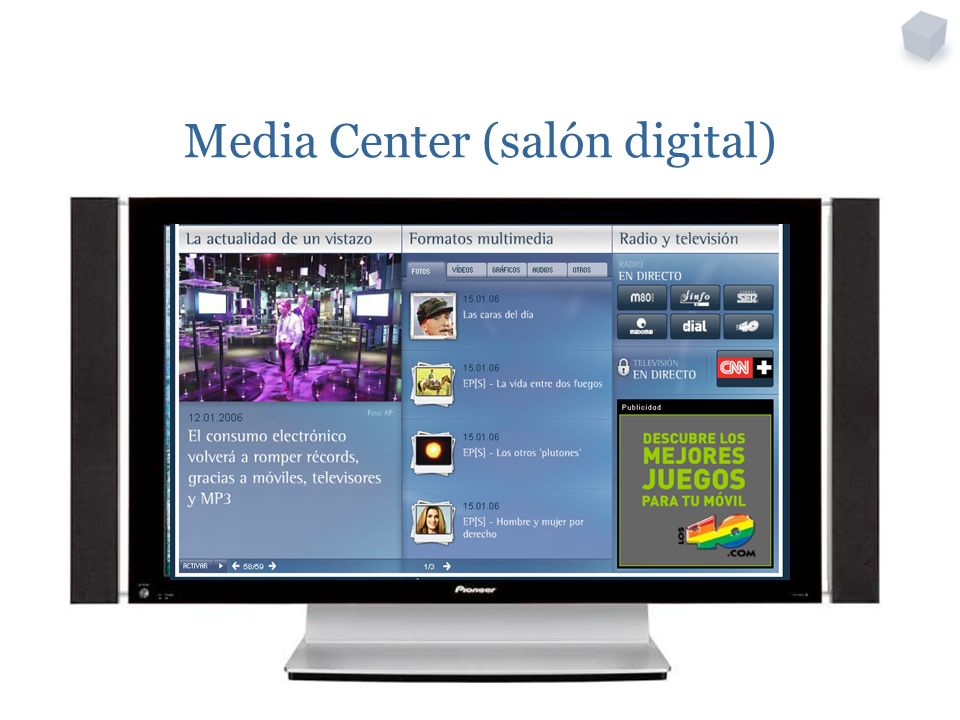 Media Center (salón digital)