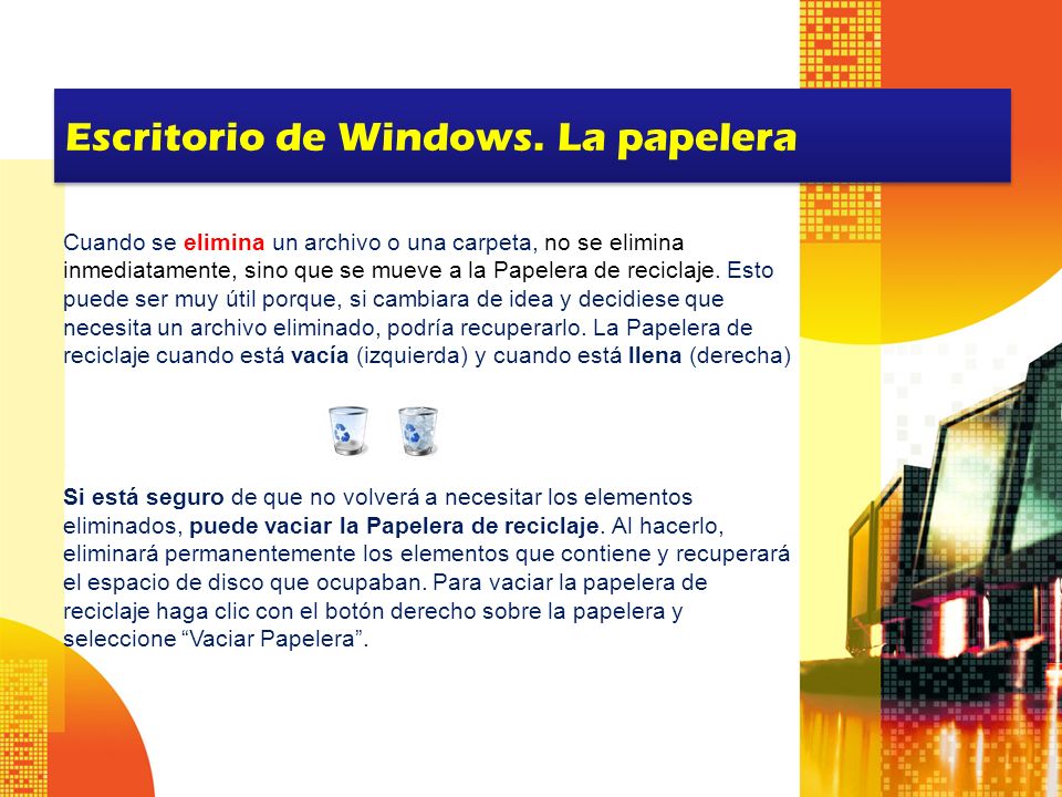 Escritorio de Windows.
