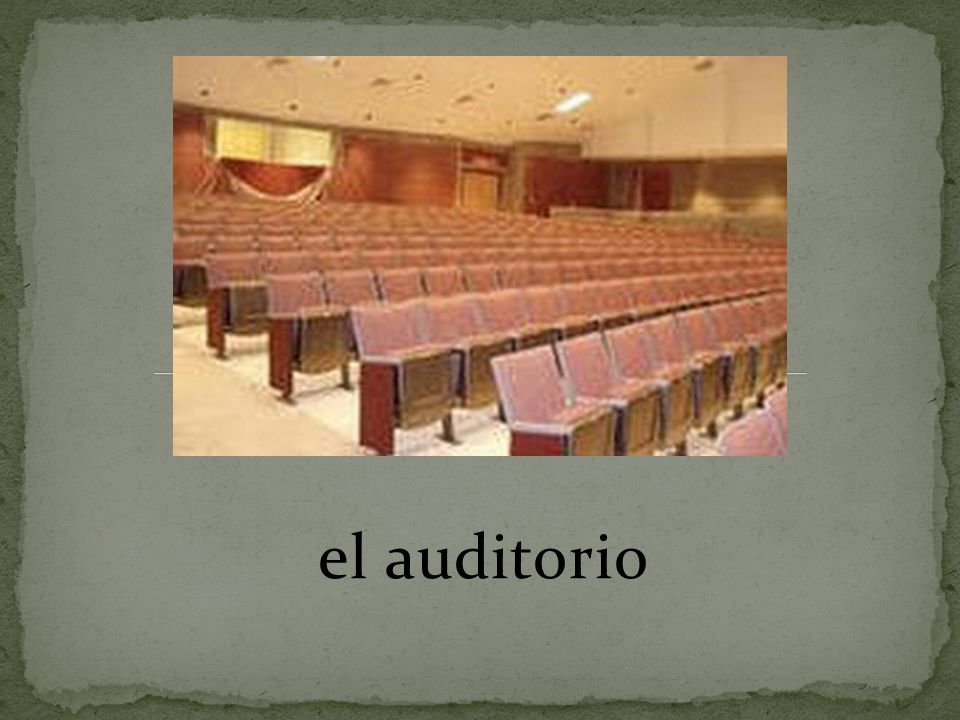 el auditorio