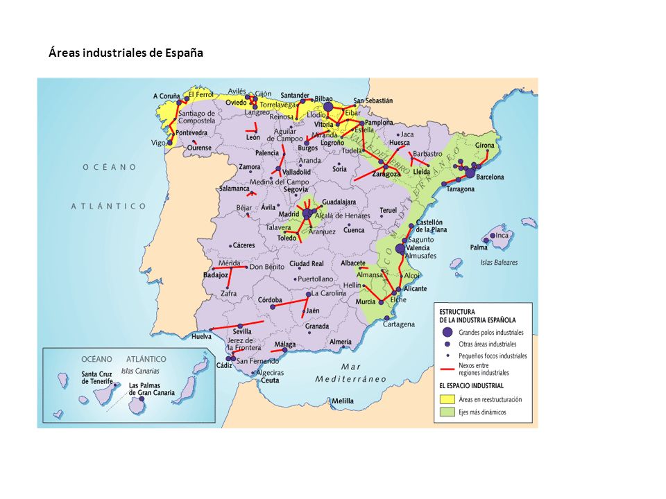 Áreas industriales de España