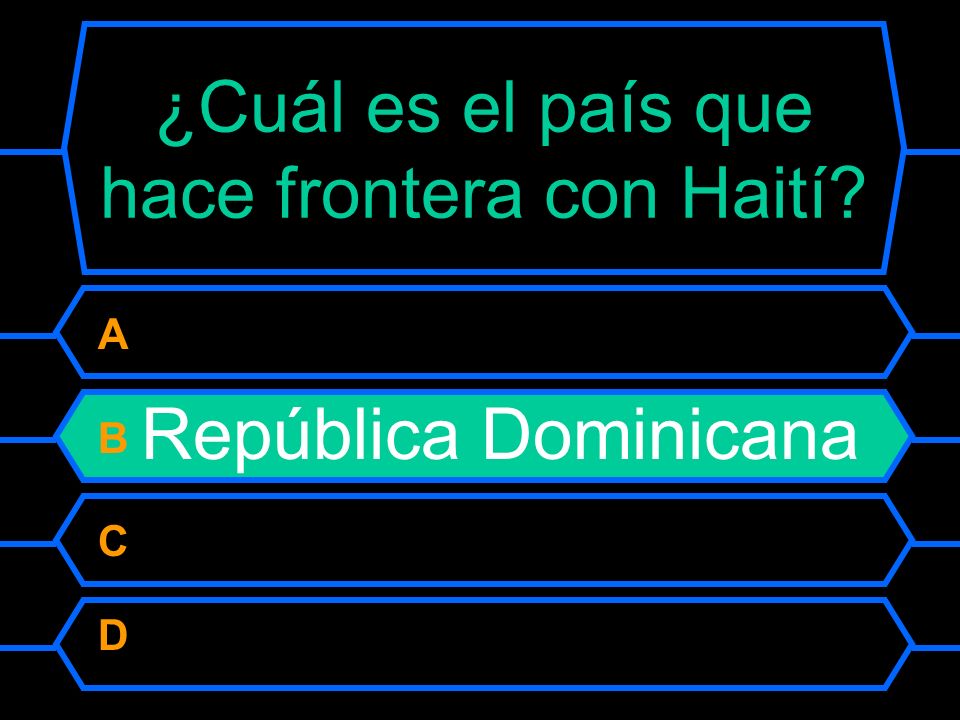 ¿Cuál es el país que hace frontera con Haití.