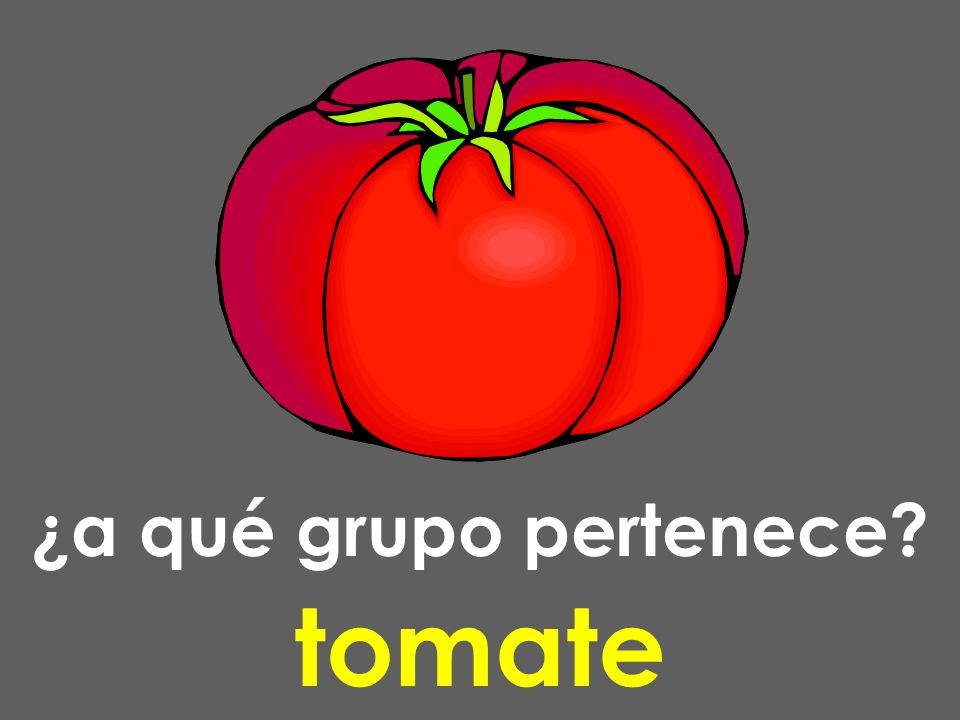 ¿a qué grupo pertenece tomate