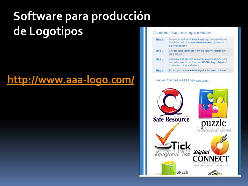 Software para producción de Logotipos