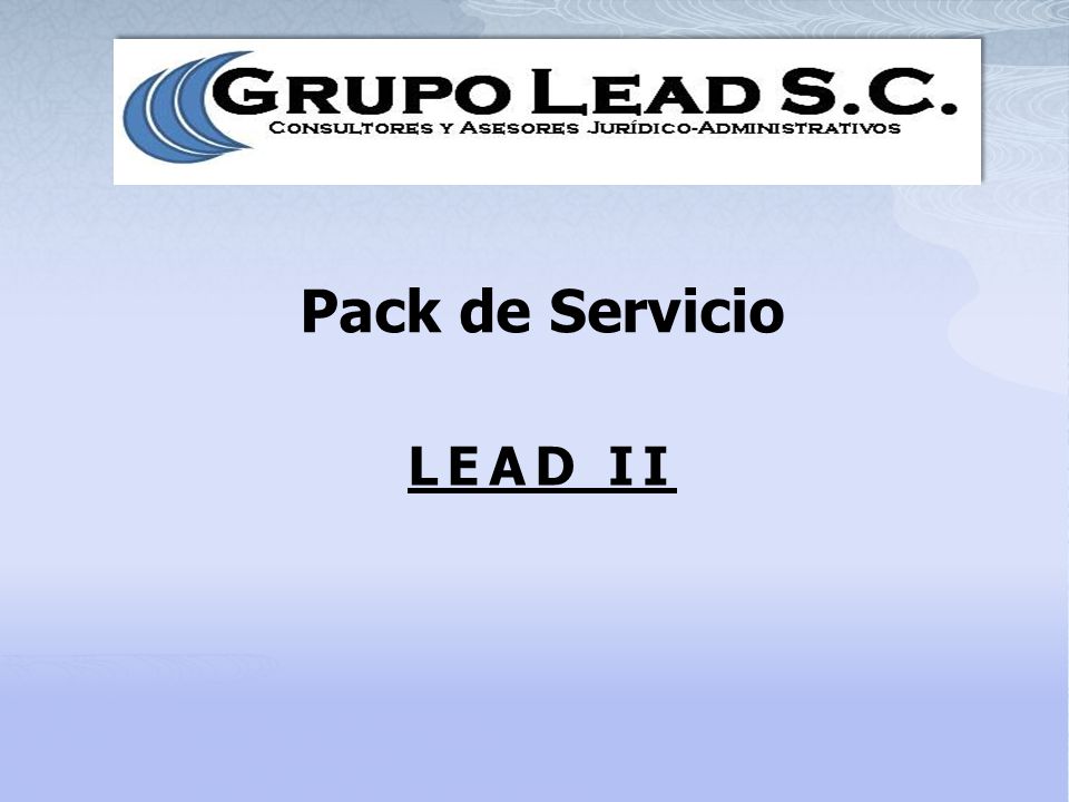 Pack de Servicio LEAD II