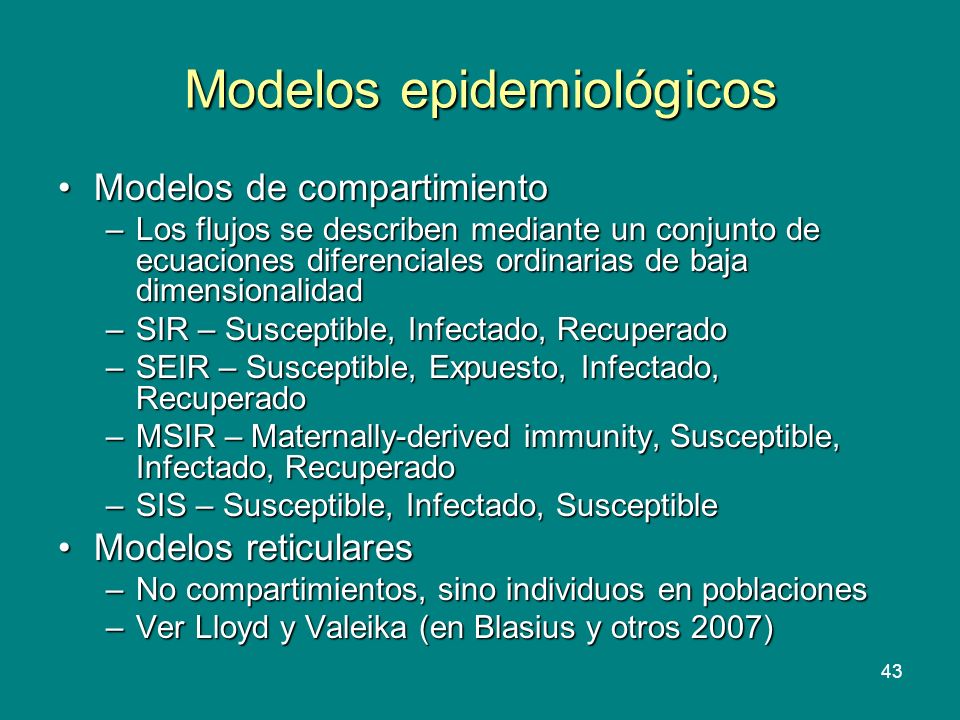 1 Modelado de complejidad en medicina, biología y neurociencia Modelos  reticulares, percolación y epidemiología Carlos Reynoso UNIVERSIDAD DE  BUENOS AIRES. - ppt descargar