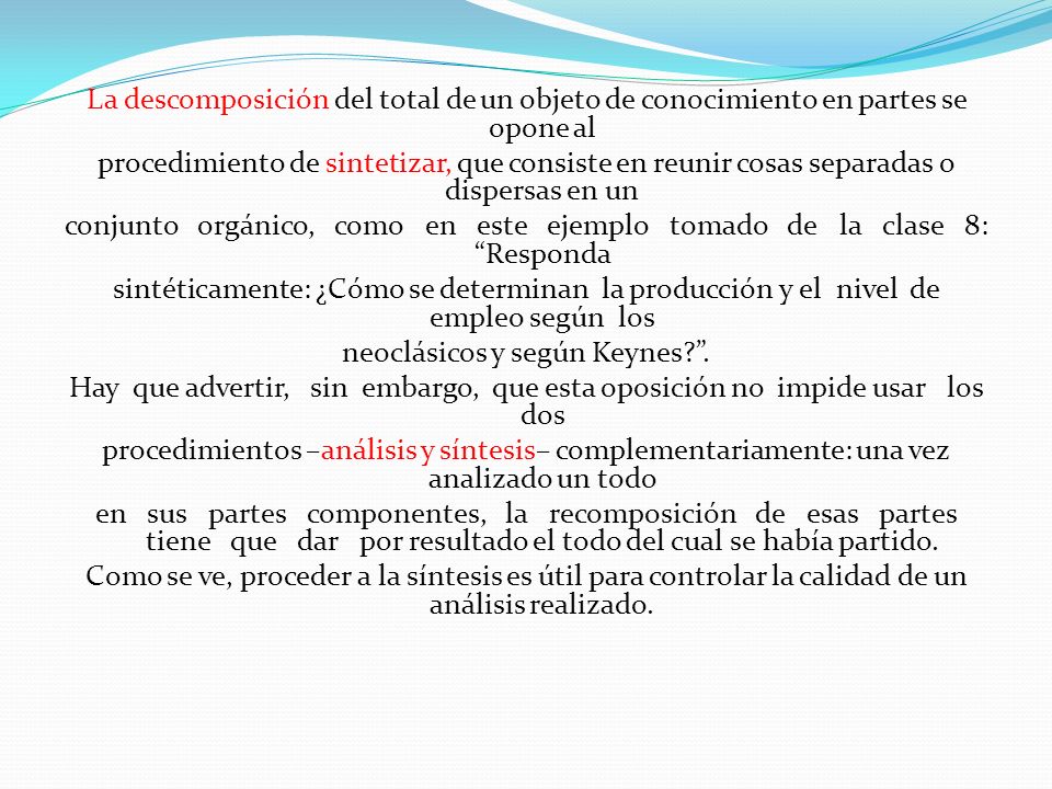 ORIENTACIÓN Y PROFESIÓN DOCENTE. Analizar El análisis es un procedimiento  de conocimiento y razonamiento. Analizar es estudiar, examinar algo,  separando. - ppt descargar