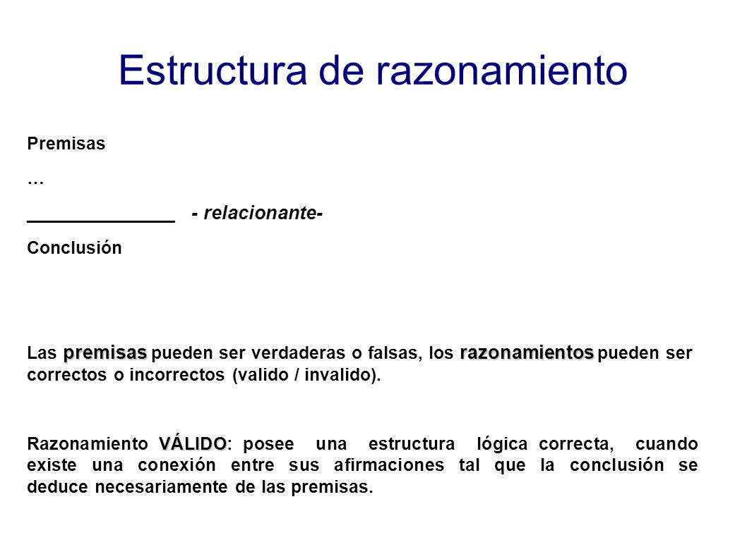 RAZONAMIENTO - Mind Map