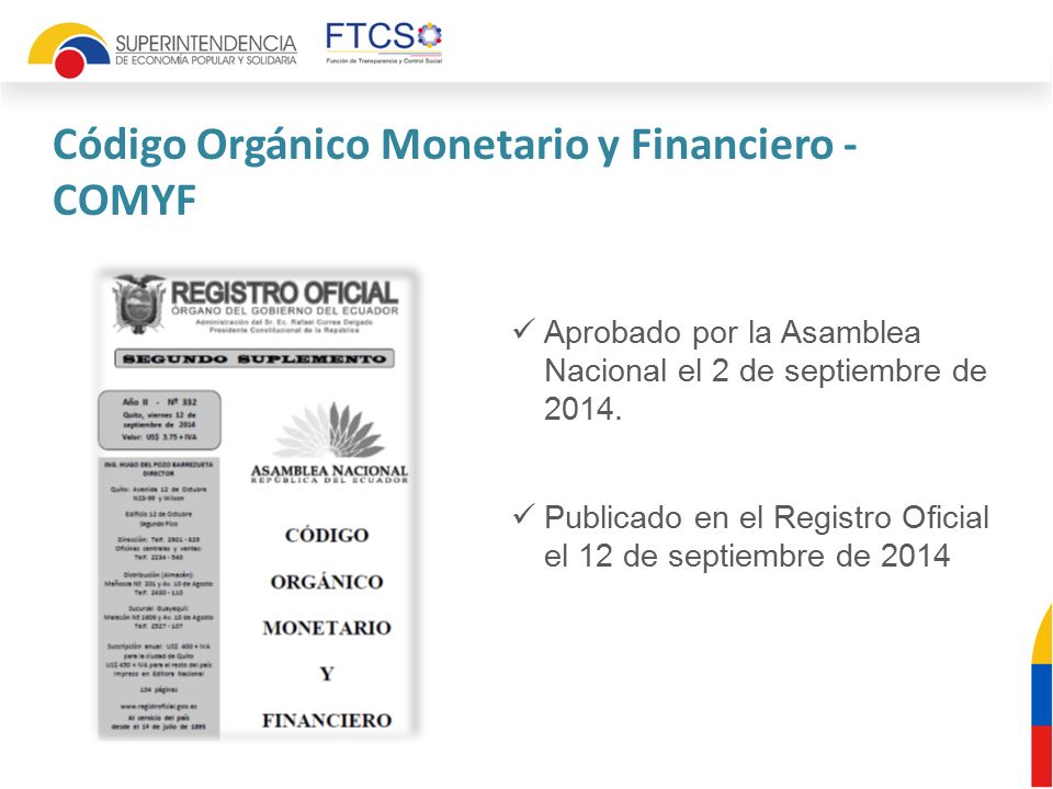 Oportunidades Desde El Codigo Organico Monetario Y Financiero Para