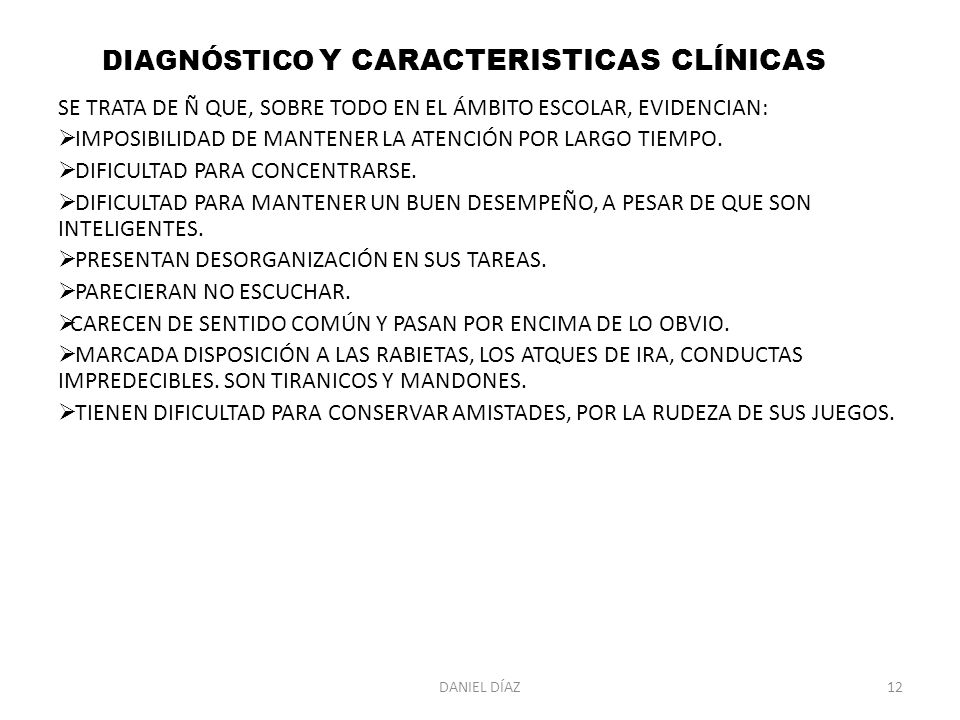 DANIEL DÍAZ1 TRASTORNO POR DEFICIT DE ATENCION E HIPERACTIVIDAD -ADHD ...