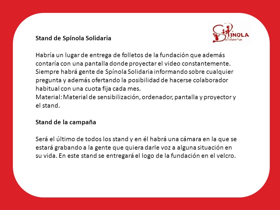 Camisetas – Fundación Spínola Solidaria