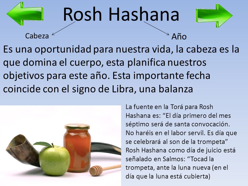 Verónica Yankelevich. Rosh Hashana La fuente en la Torá para Rosh Hashana  es: “El día primero del mes séptimo será de santa convocación. No haréis en.  - ppt descargar