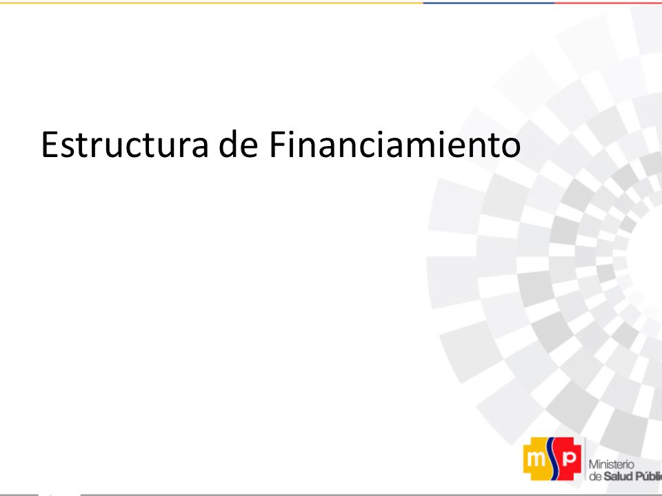Estructura de Financiamiento