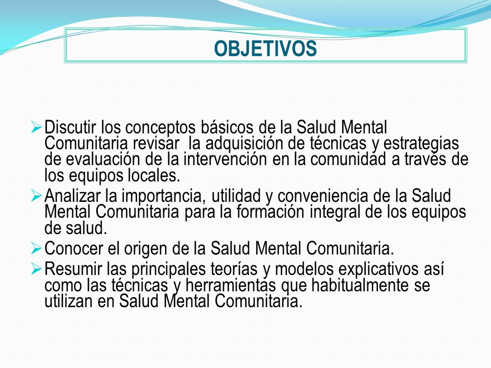 SALUD MENTAL COMUNITARIA E INTERVENCIÓN SOCIAL 1. INTRODUCCIÓN 2. ASPECTOS  HISTÓRICOS DE LA SALUD MENTAL COMUNITARIA. 3. PRINCIPALES MODELOS, MÉTODOS  Y. - ppt descargar