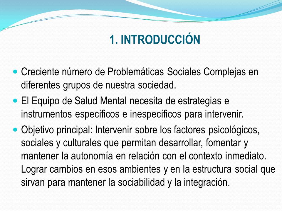 SALUD MENTAL COMUNITARIA E INTERVENCIÓN SOCIAL 1. INTRODUCCIÓN 2. ASPECTOS  HISTÓRICOS DE LA SALUD MENTAL COMUNITARIA. 3. PRINCIPALES MODELOS, MÉTODOS  Y. - ppt descargar