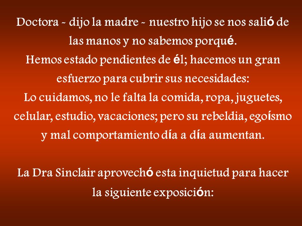 En una conferencia ante un auditorio lleno de padres y educadores, Andrea  Sinclair Dra en Psicolog í a y experta en educaci ó n, miembro de la APA  (Asociaci. - ppt descargar