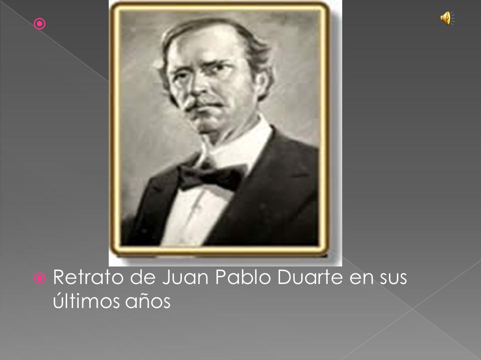   Retrato de Juan Pablo Duarte en sus últimos años