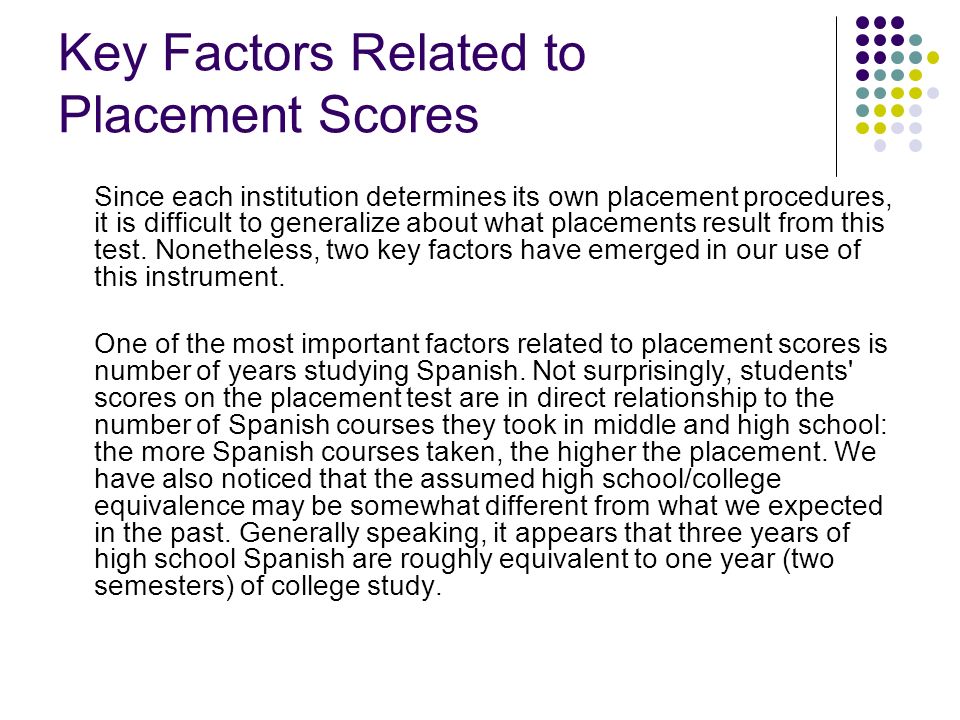Spanish Placement Test Preparation and Sample Questions ppt descargar Spanish Placement Test Preparation and Sample Questions ppt descargar