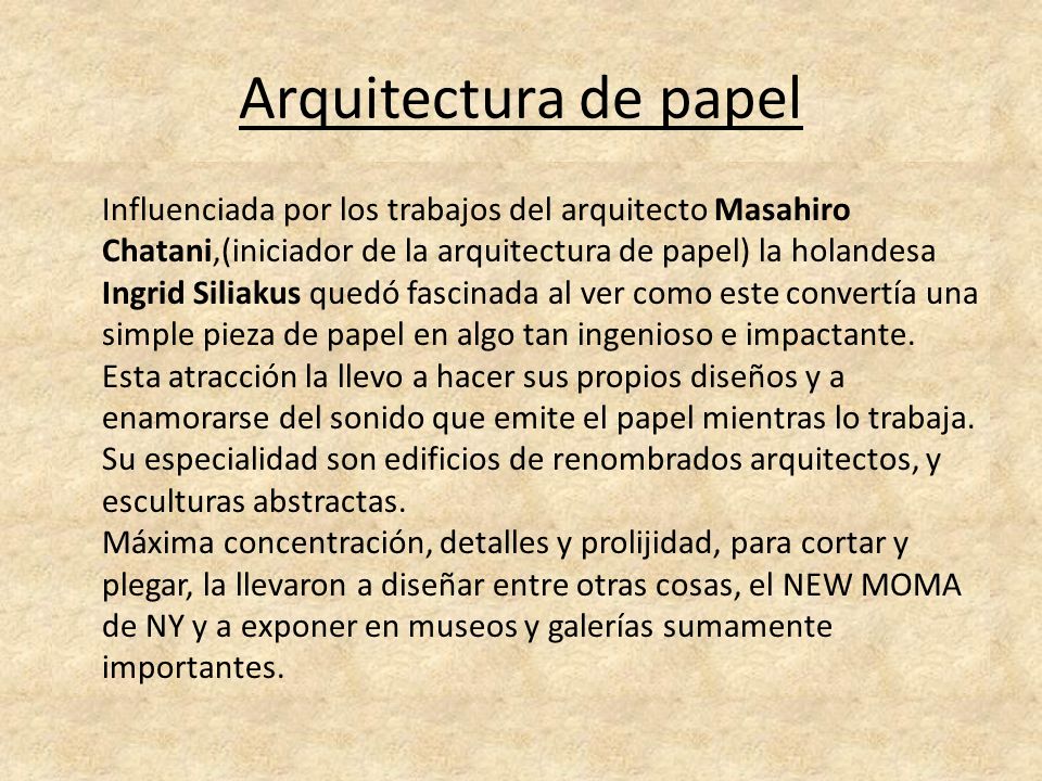 Arquitectura De Papel Influenciada Por Los Trabajos Del Arquitecto Masahiro Chatani Iniciador